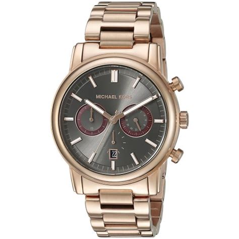 michael kors pennant watch gunmetal|Michael Kors Pennant Chronograph Grey Dial Gunmetal Ion .